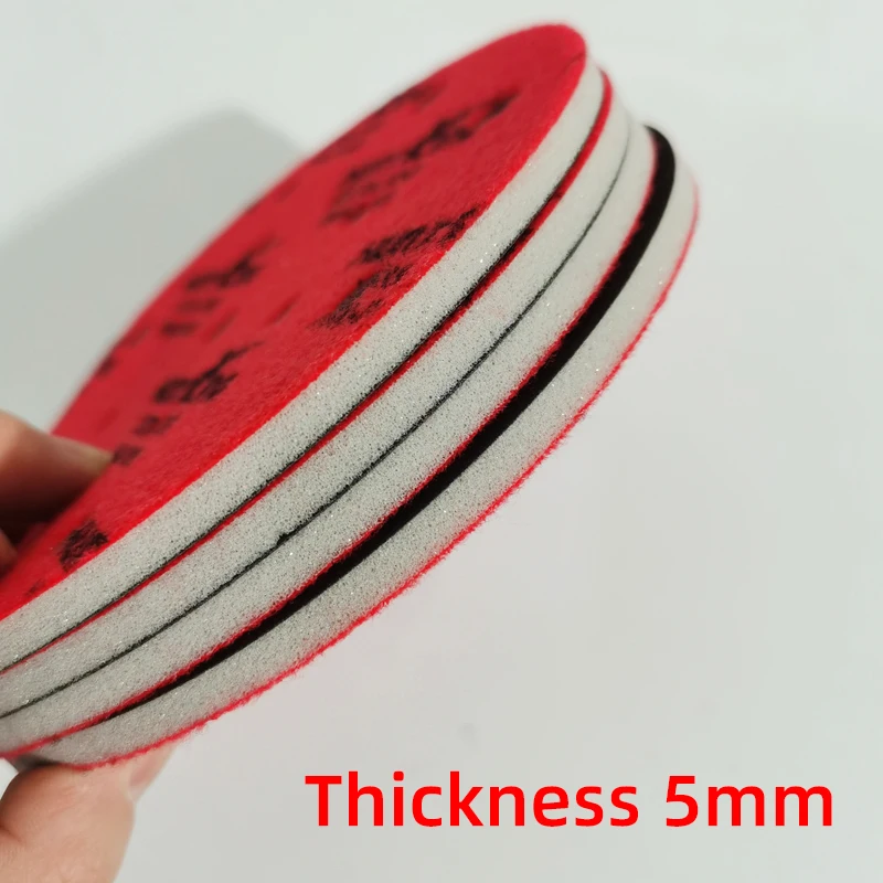 6-Inch 150mm Sponge Grinding Disc with 17 Holes for FESTOOL MIRKA 3M Ect Sander Car Paint Polishing Flocking Dry Sandpaper