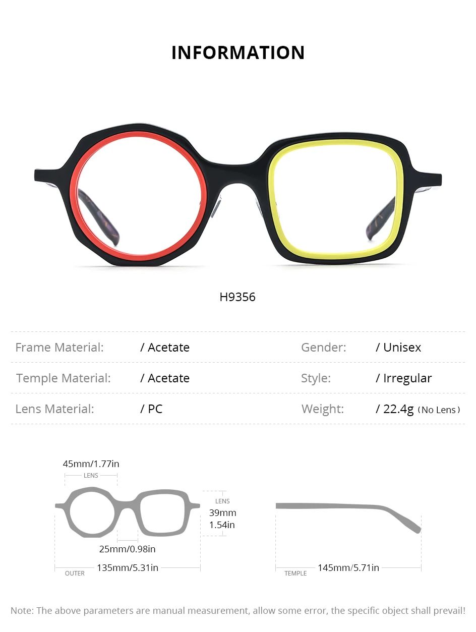 HEPIDEM Progressive Brillen Benutzerdefinierte Anti Blau Photochrome Myopie Optische Linse Brillen Männer Acetat Runde Brillen – Detail 7