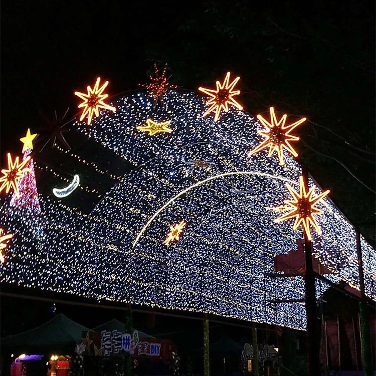 Christmas led holiday arched lights IP44  street motif light for outdoor decoration