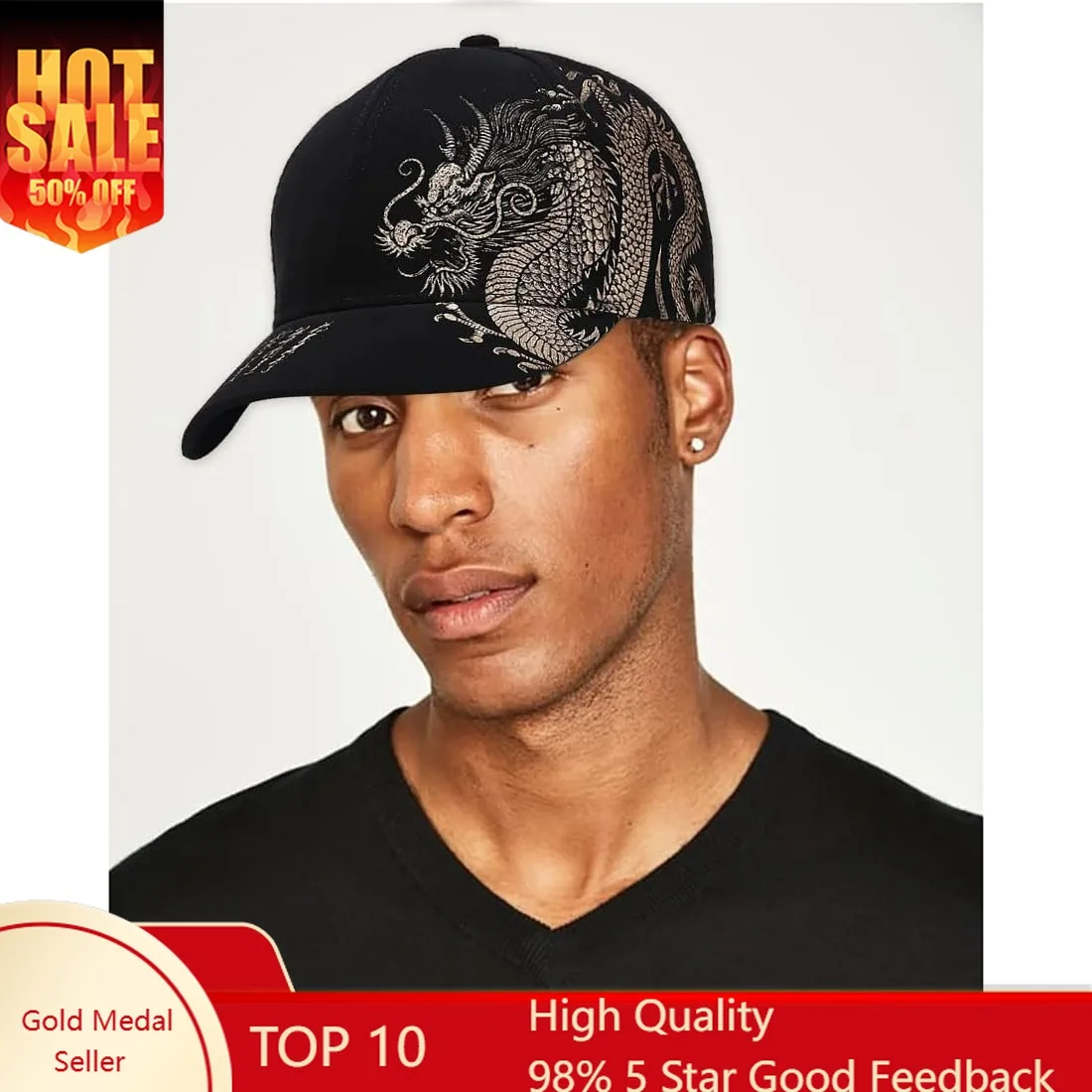 

XYIYI Original Classic Cotton Baseball Cap Adjustable Dad Hat Unconstructed Plain Cap