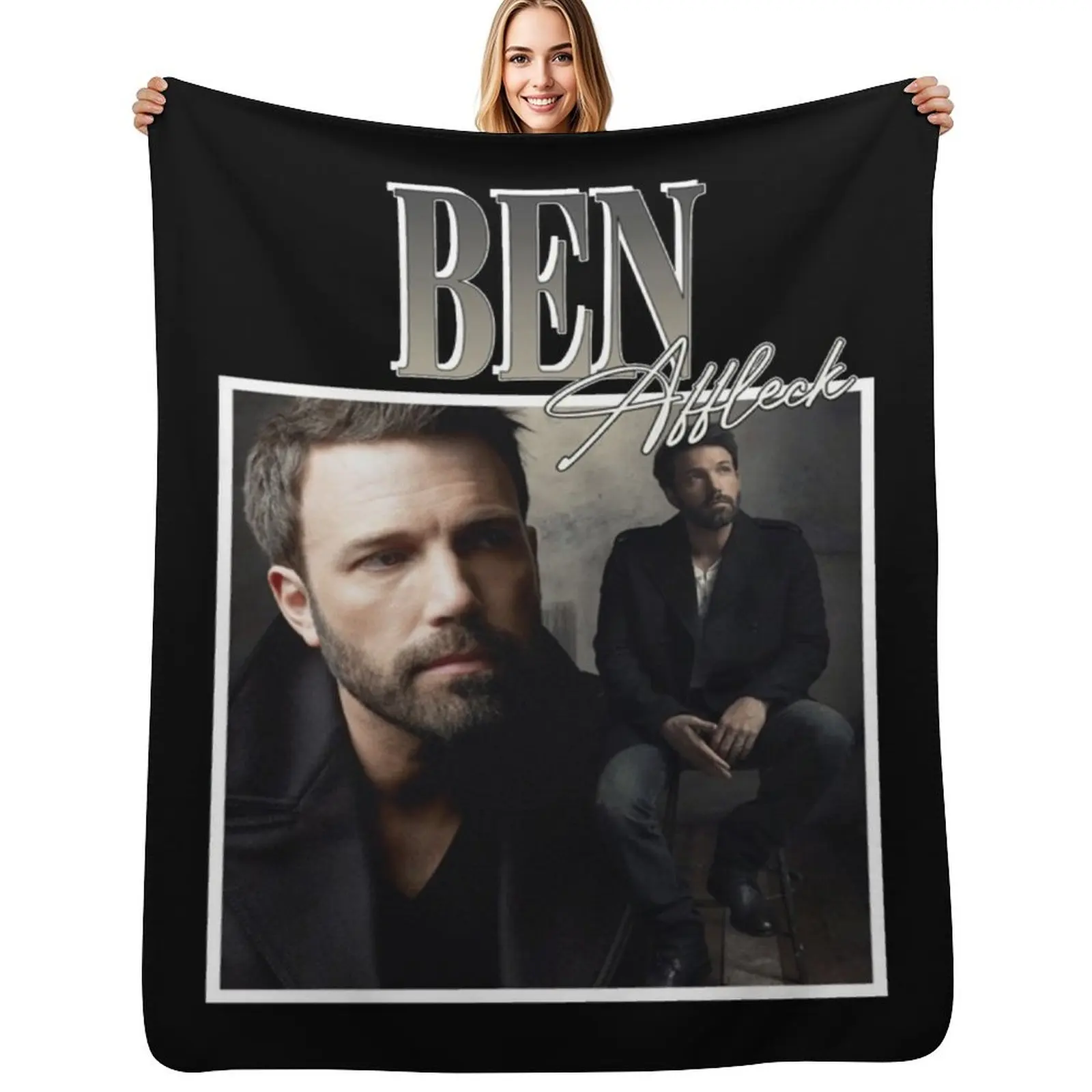 

Ben affleck Classic Throw Blanket Luxury Travel Sofa Quilt Soft Beds Blankets