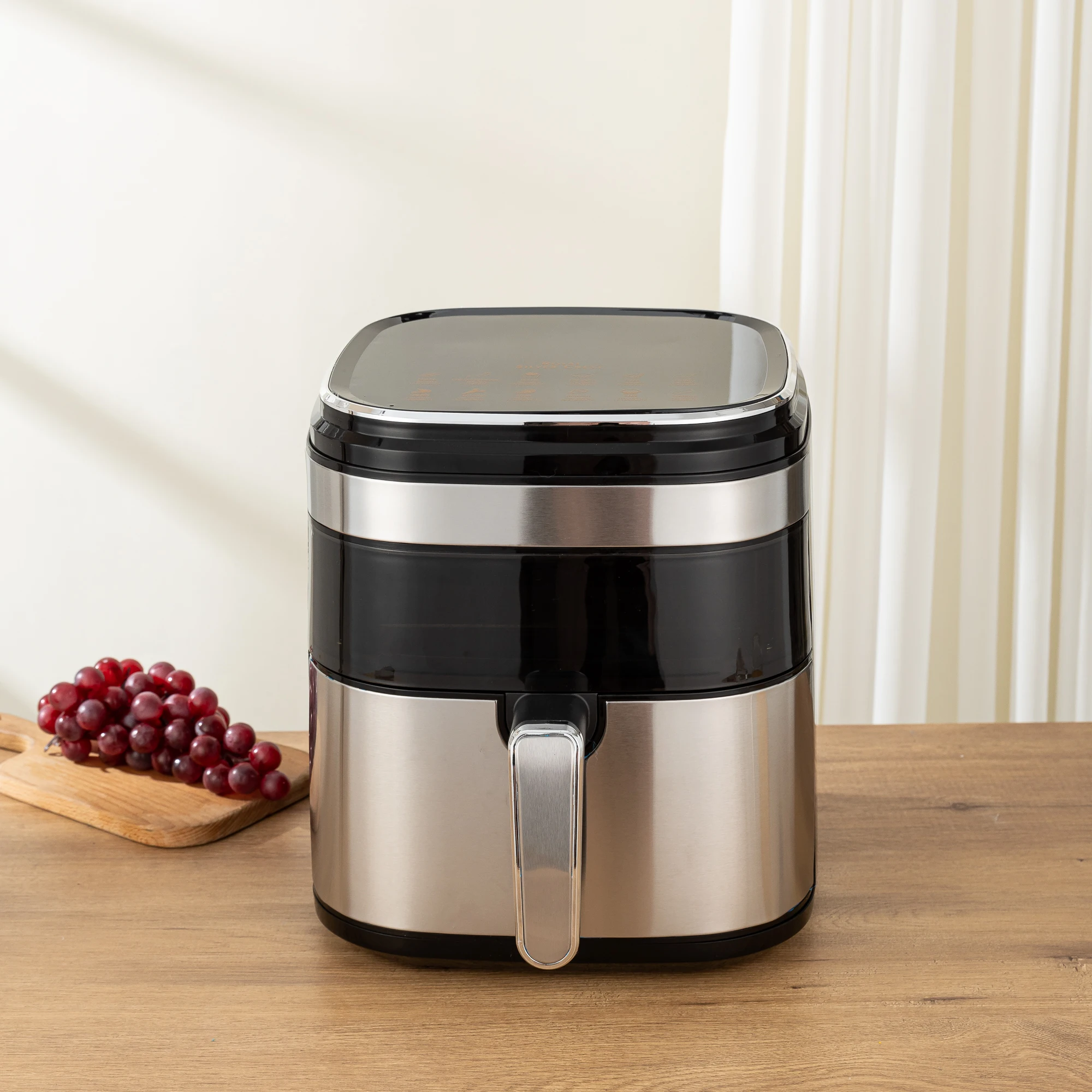 

Новая электрическая фритюрница для здорового воздуха, 12 л, цифровой дисплей, контроль температуры, быстрая умная фритюрница