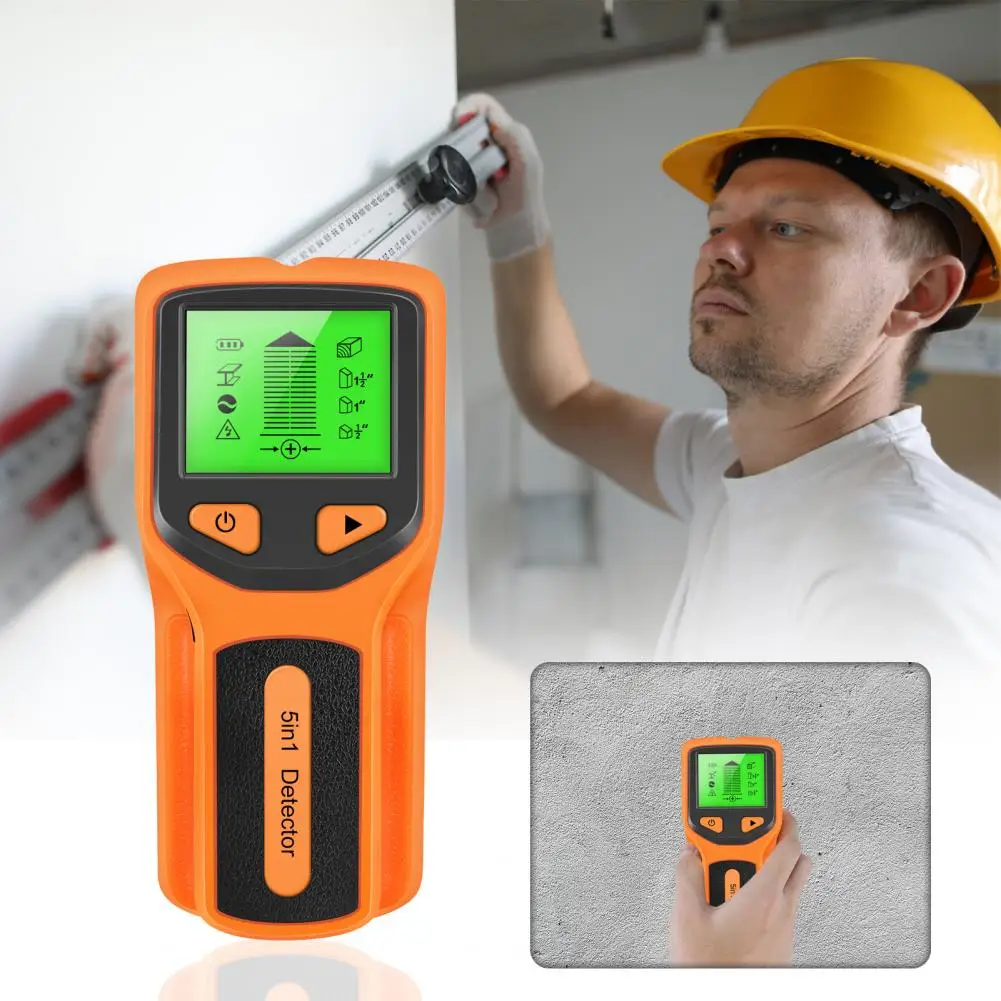 ผนัง Stud Finder ทนทานจอแสดงผล LCD มัลติฟังก์ชั่ผนัง Stud Scanner กว้างความแม่นยำสูง Stud Finder