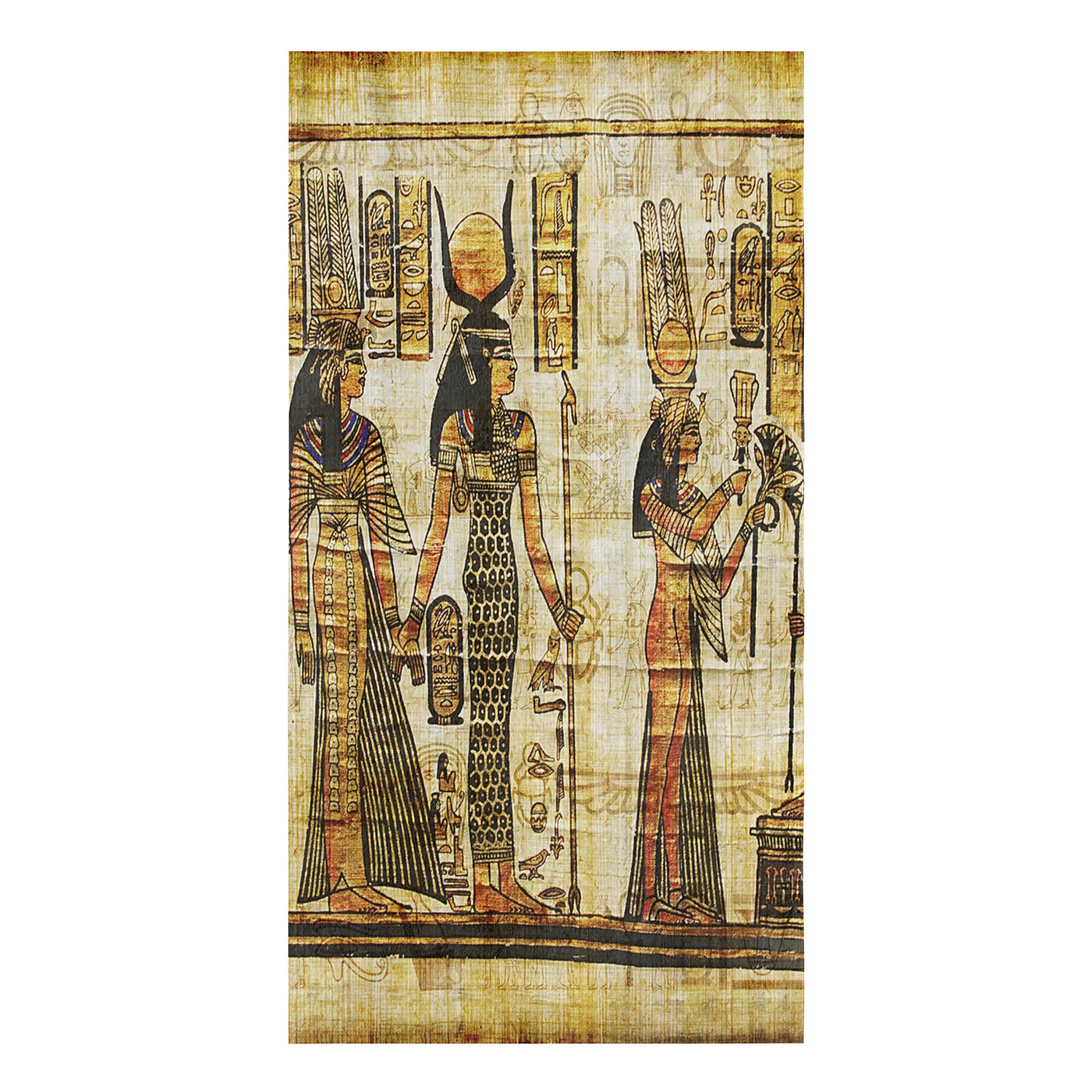 Ancient Egypt Retro Totem Mural Microfiber Kitchen Hand Towel Dish Cloth Tableware Household Cleaning Towel Utensils for Kitchen