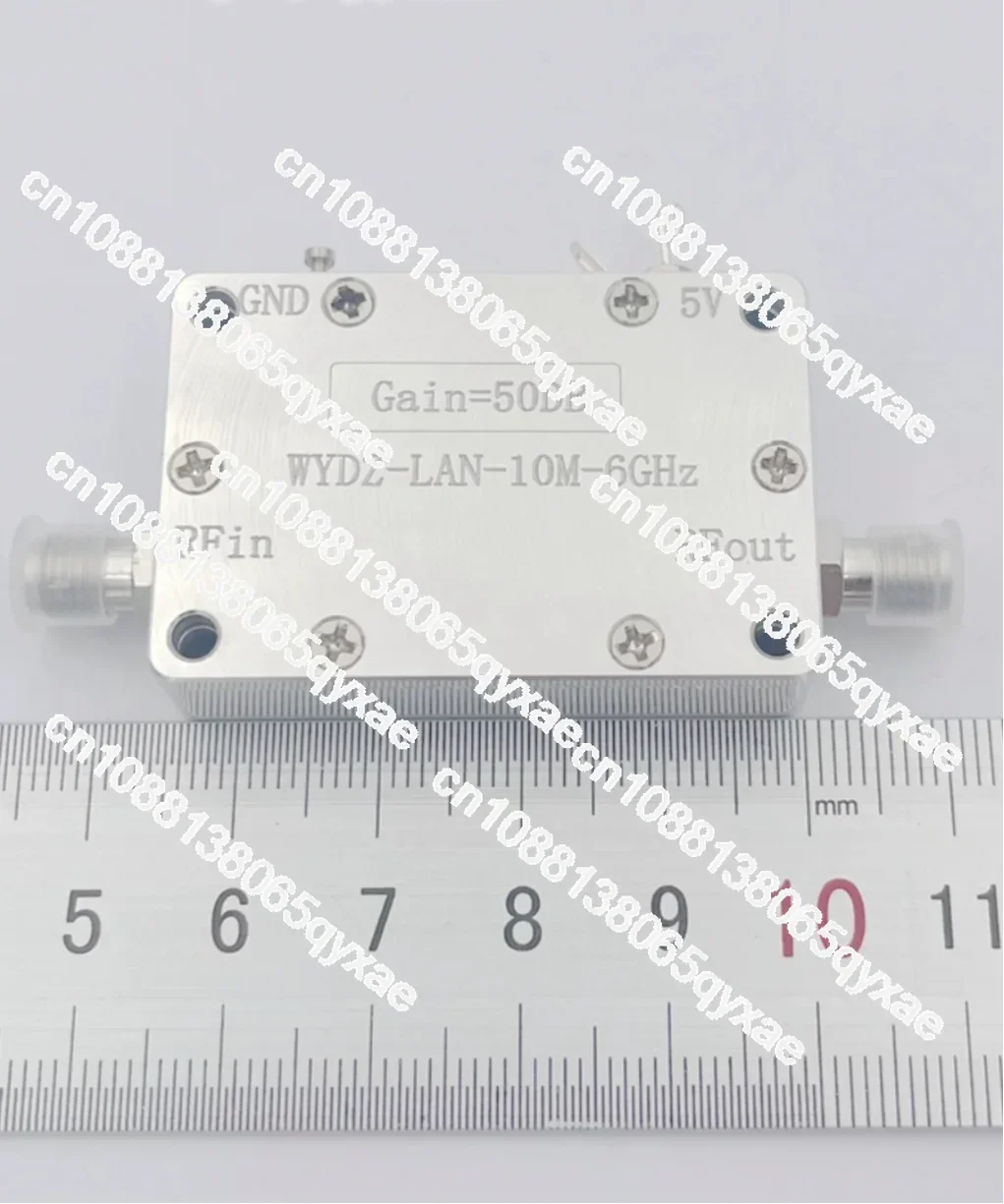 Large gain large bandwidth amplifier 10M-6GHz gain 50DB RF signal driving or receiving front end