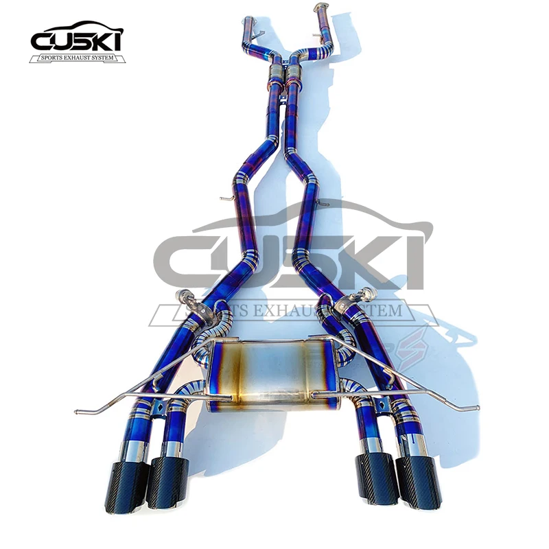 

Высококачественная выхлопная труба Catback для BMW M3/M4/F80/F82 3,0 T 2015-2019 Выхлопной Клапан из титанового сплава, выхлопная система контроля