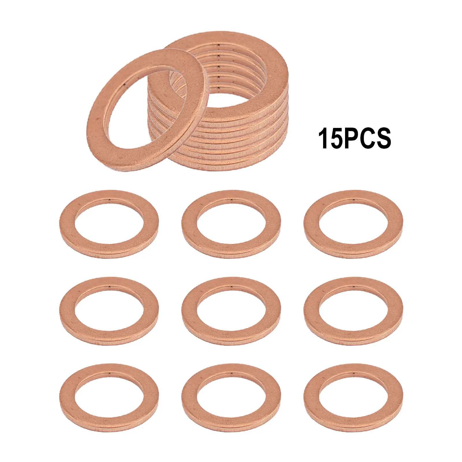 

15PCS 14mm Drain Plug Gasket Seal Replacement For Mercedes 007603-014106 Drain Plug Gasket Seal Accessories