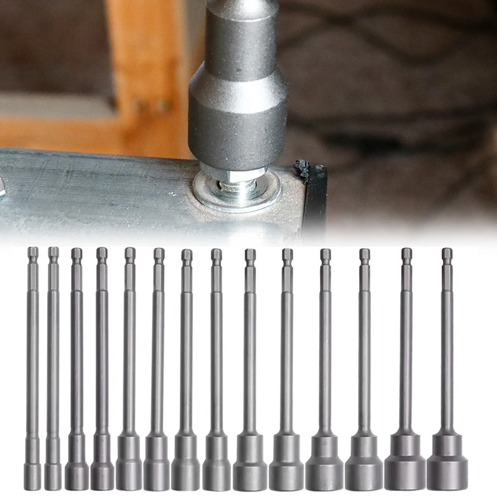 150mm lang 6mm-19mm Sechs kant mutter Treiber Bohrer Steckschlüssel Verlängerung hülse elektrische Schraubens chl üssel Verlängerung hülse