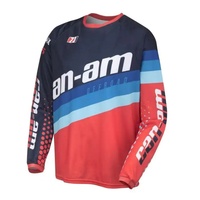 Summer Motocross Jersey Mtb Enduro Downhill Mx Dh Bike Gp Mountain Cycling Jersey T-Shirt Bicycle Clothes Quick Drying Moto Tops