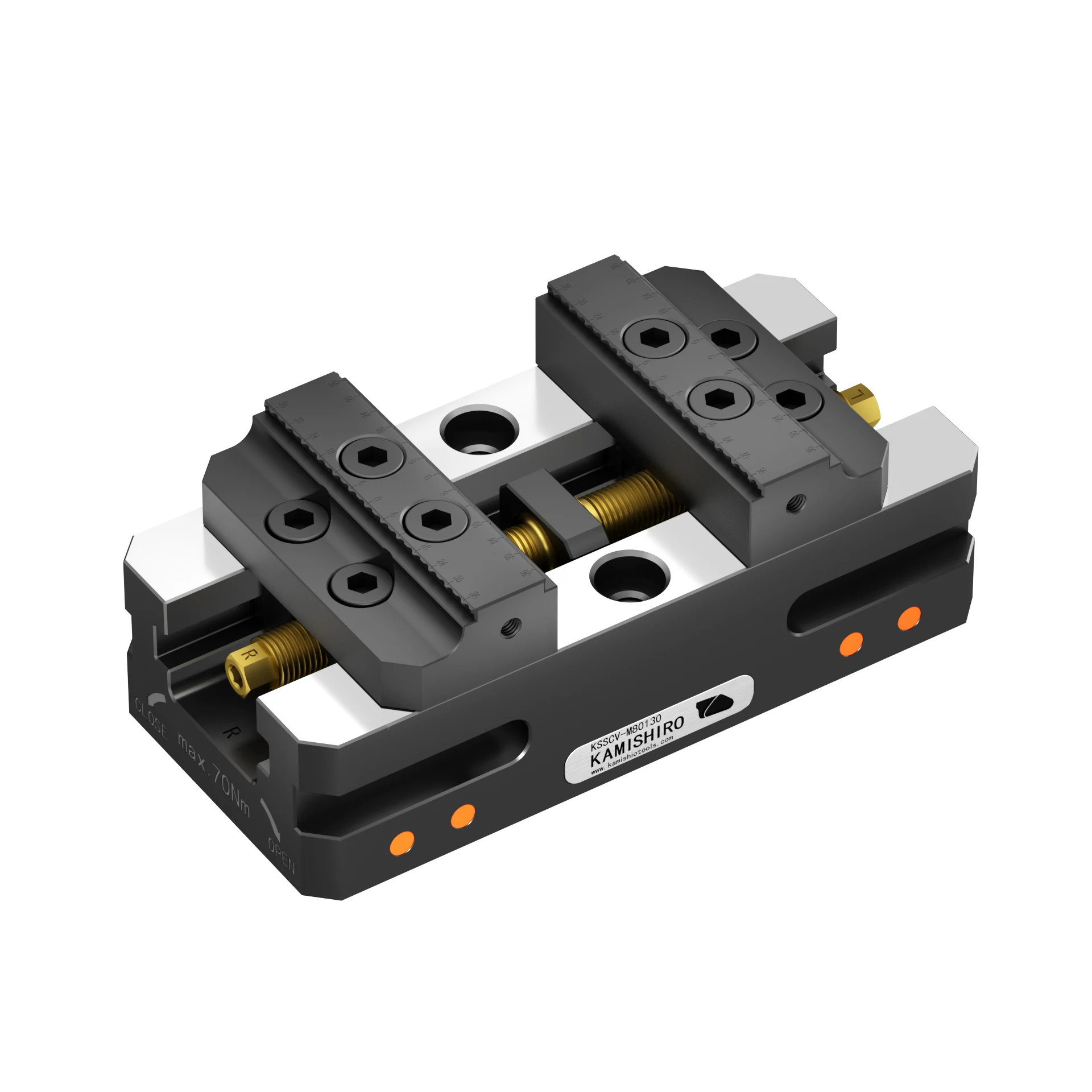 

KSSCV-M80170 5 Axis Self-centering Vise for VMC HMC Rotary Lang Compatible Vice Precision Concentric Vise Makro Grip