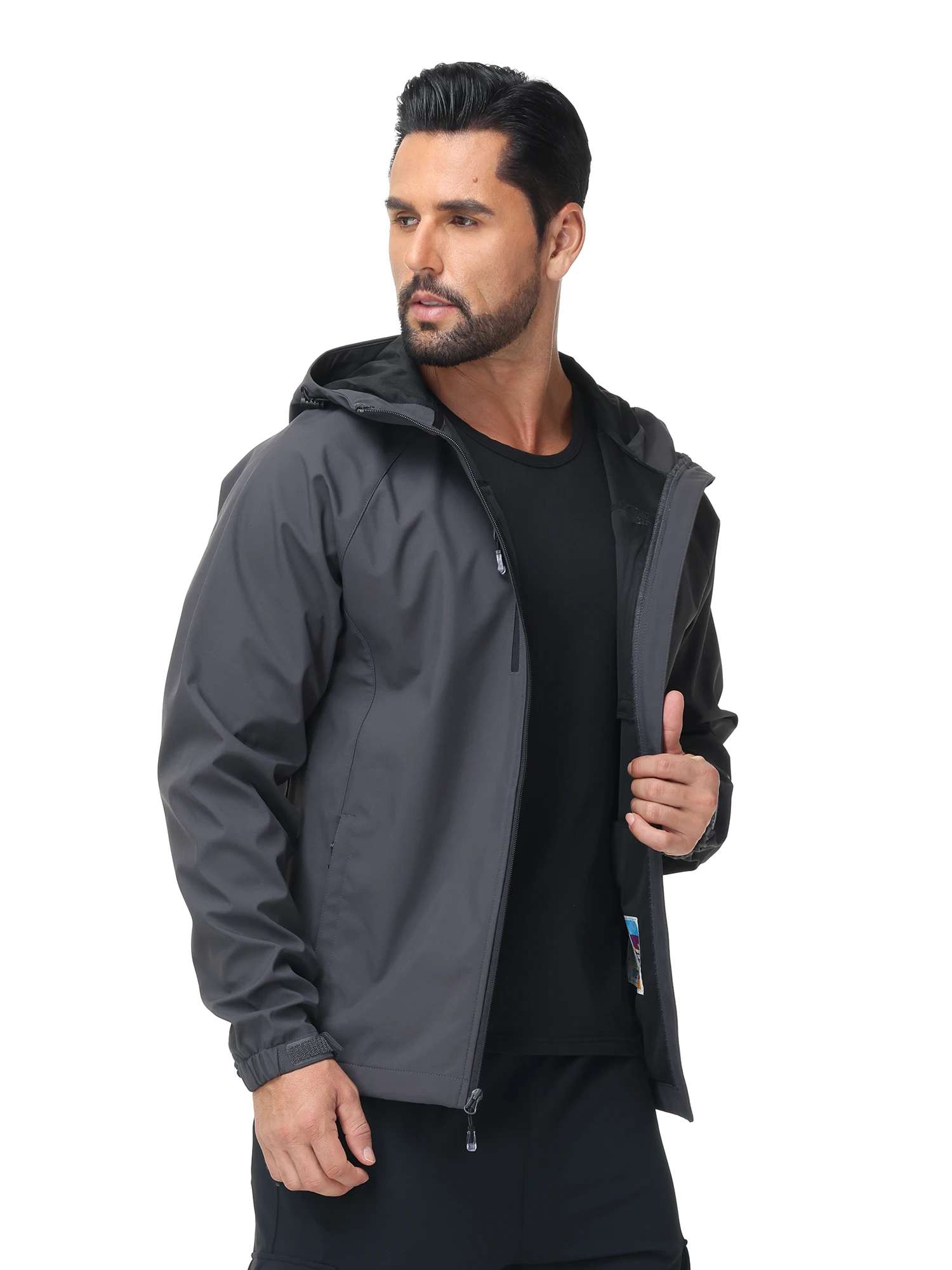 Men's Outdoor Waterproof Windbreak Jacket Lightweight Coat for Camping Hiking Cycling Fishing with Inner Pocket 12 Sd5200fa3a637478faa6841282b28e3e7N