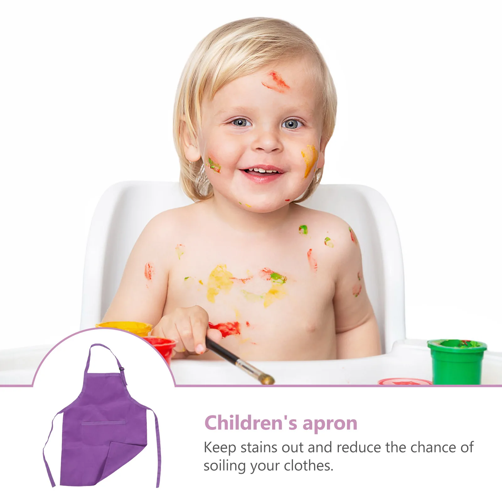 Crianças chapéu manga avental terno crianças chef playset cozinhar pintura roupas crianças cozinha criança cozinhar manga