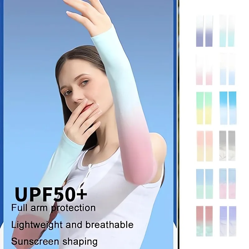 أكمام وشم للرجال والنساء ، أكمام ذراع ، حماية من أشعة الشمس ، ضغط ، تبريد ، غطاء مع فتحة إبهام ، ركوب الدراجات #1