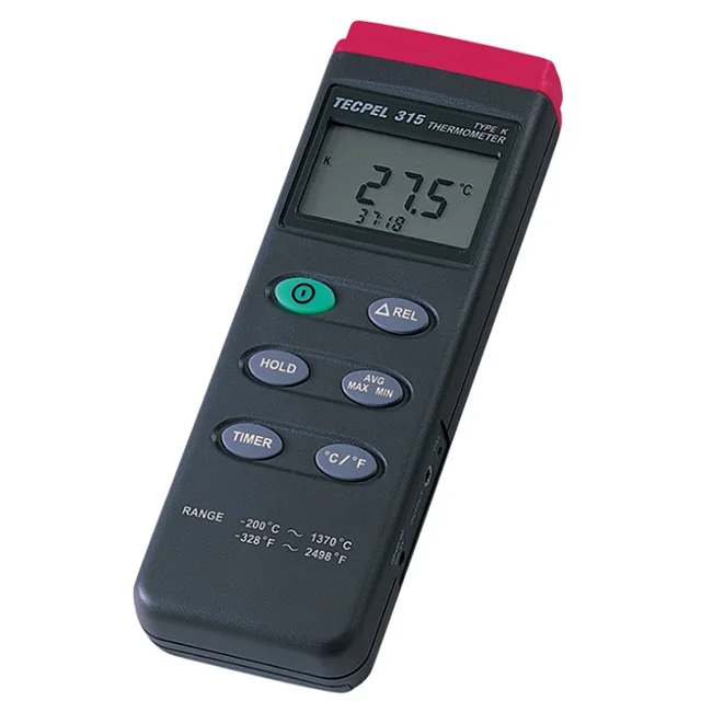 NEWTECPEL DTM-315 Type K Thermocouple Thermometer -200~1300C Range (0.5% +1C) Accuracy Single Input PC-Based Data Logging