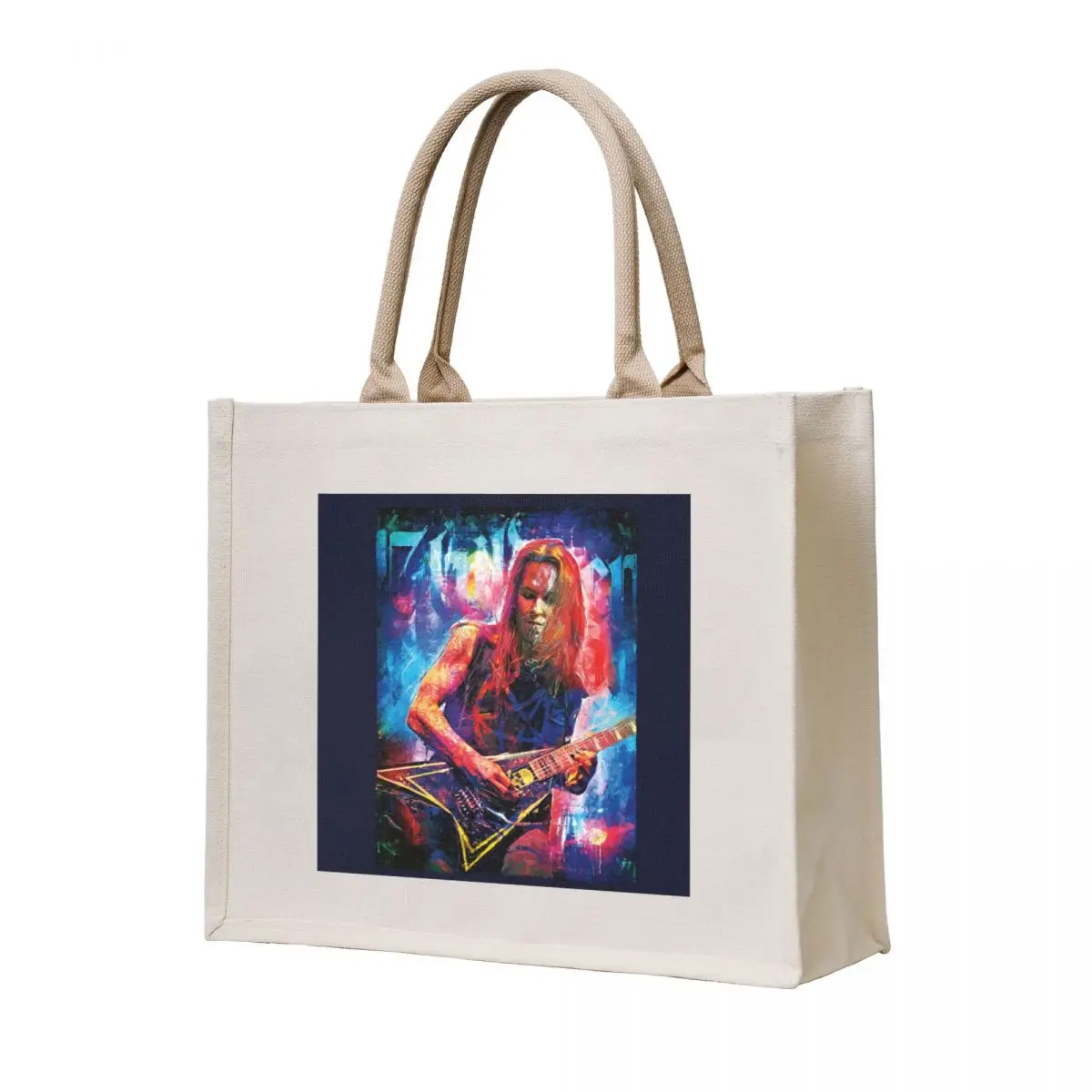 

Children Of Bodom’s Alexi Laiho frontman tribute art Tote Bag Shopper handbag tote bags aesthetic large tote bag