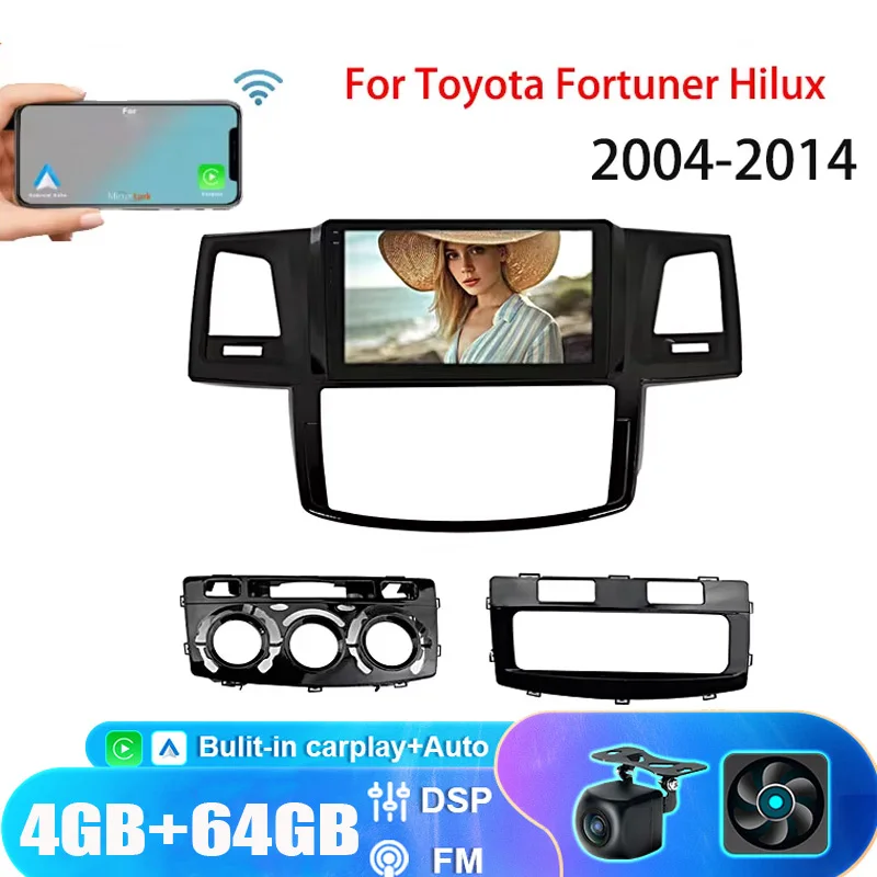 

Android13 Car Radio For Toyota Fortuner HILUX Revo Vigo 2007 - 2015 Navigation Multimedia Player Stereo WiFi Head Unit Video