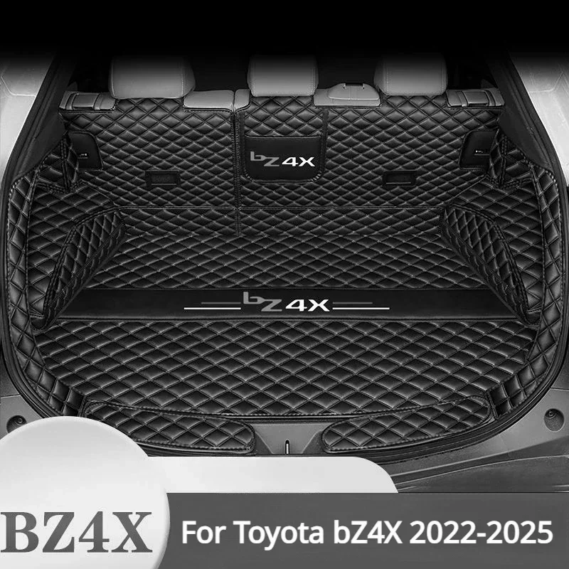 Car Rear Trunk Mat For Toyota bZ4X Subaru Solterra EA10 2022 2023 2024 2025 Dirt-resistant Pads Tray Carpet Mud Auto Accessories