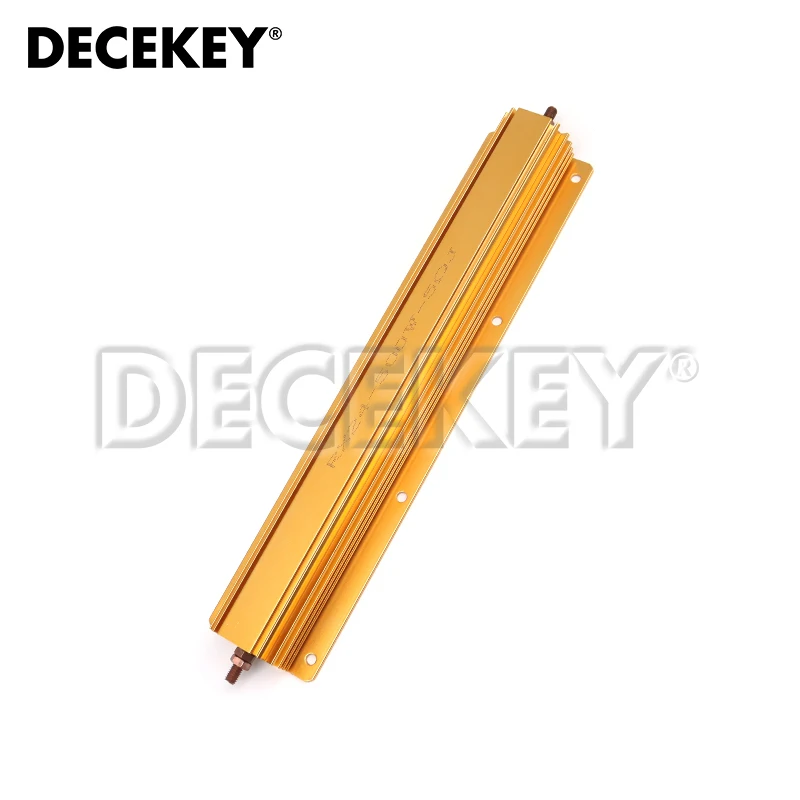 500 واط RX24 الألومنيوم الطاقة معدن شل حالة Wirewound المقاوم 0.1R ~ 500R 0.1 0.5 1 2 4 5 8 10 12 50 100 200 500 أوم المقاومة #2