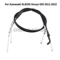 Motorcycle Throttle Cable Cable for Kawasaki VERSYS KLE650 2011 2012 2013 2014 2015 2016 2017 2018 2019 20202 2021 2022