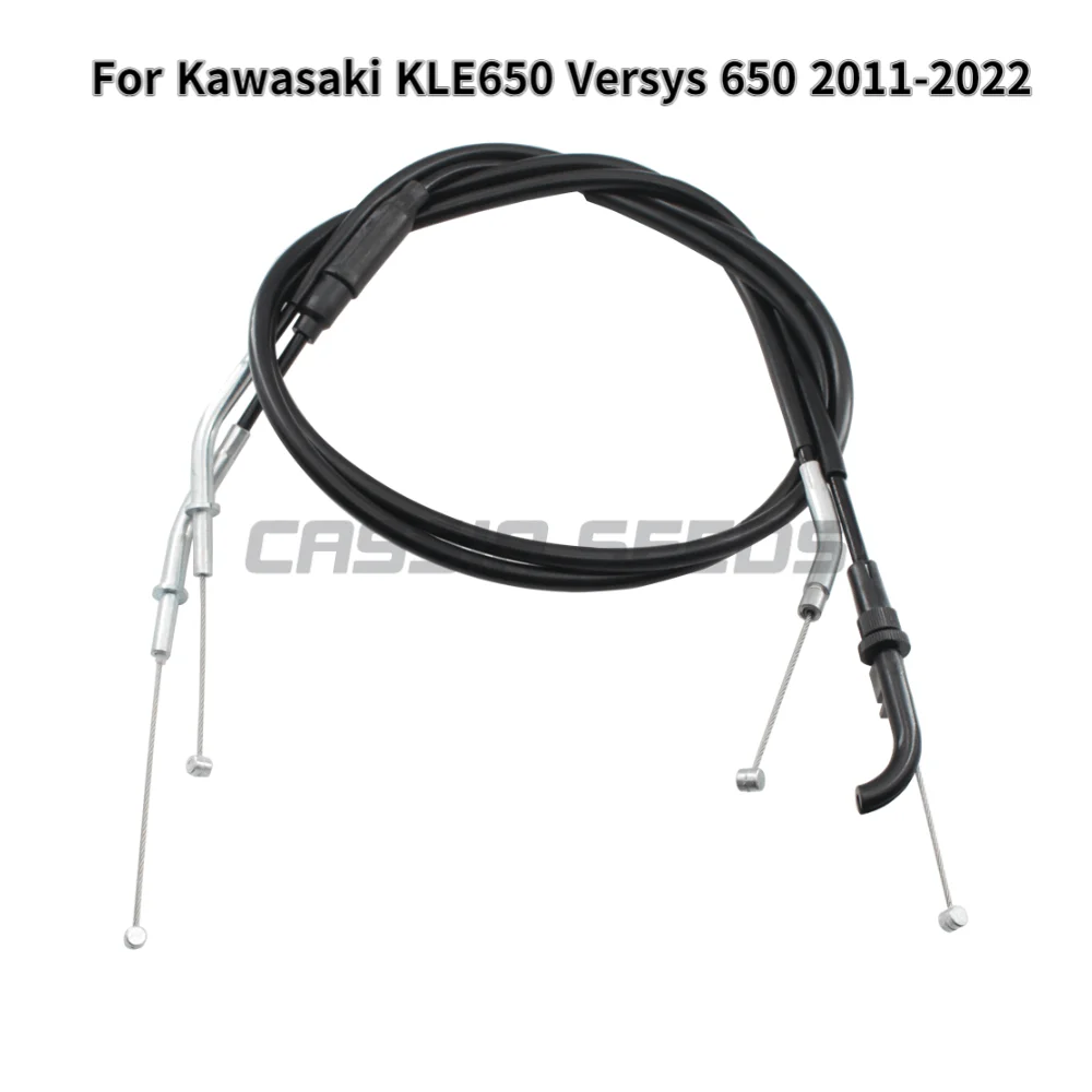 Motorcycle Throttle Cable Cable for Kawasaki VERSYS KLE650 2011 2012 2013 2014 2015 2016 2017 2018 2019 20202 2021 2022