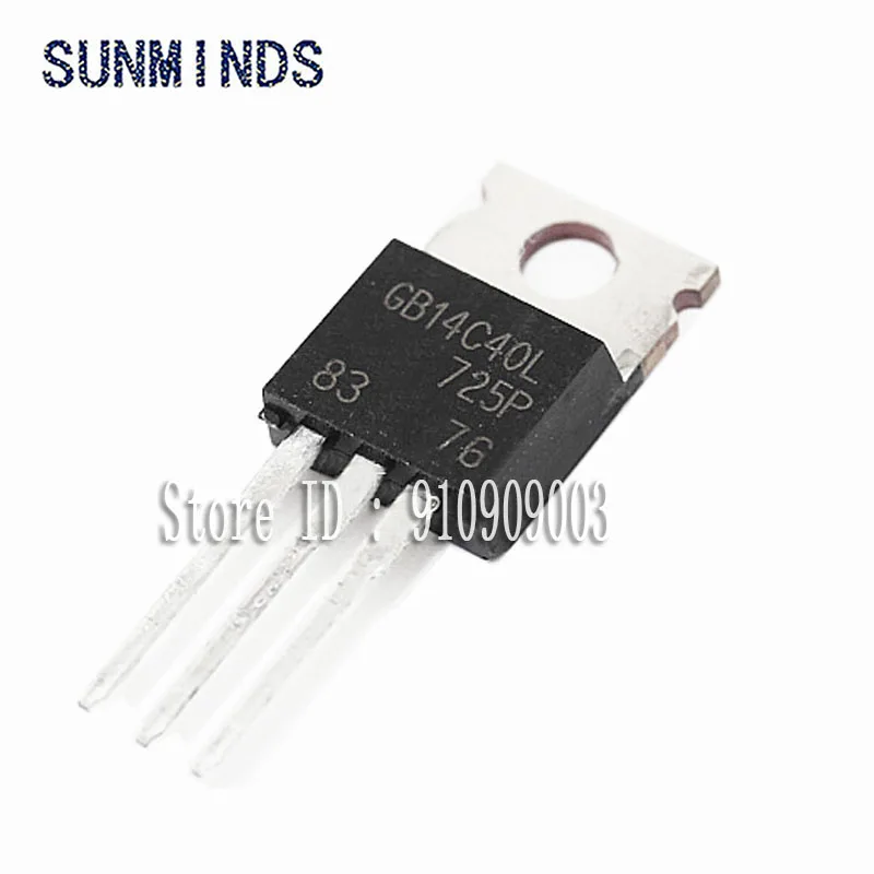 10 peças 14c40l gb14c40l to220 chip transistor de driver de ignição de carro para delphi placa de computador automotivo igbt