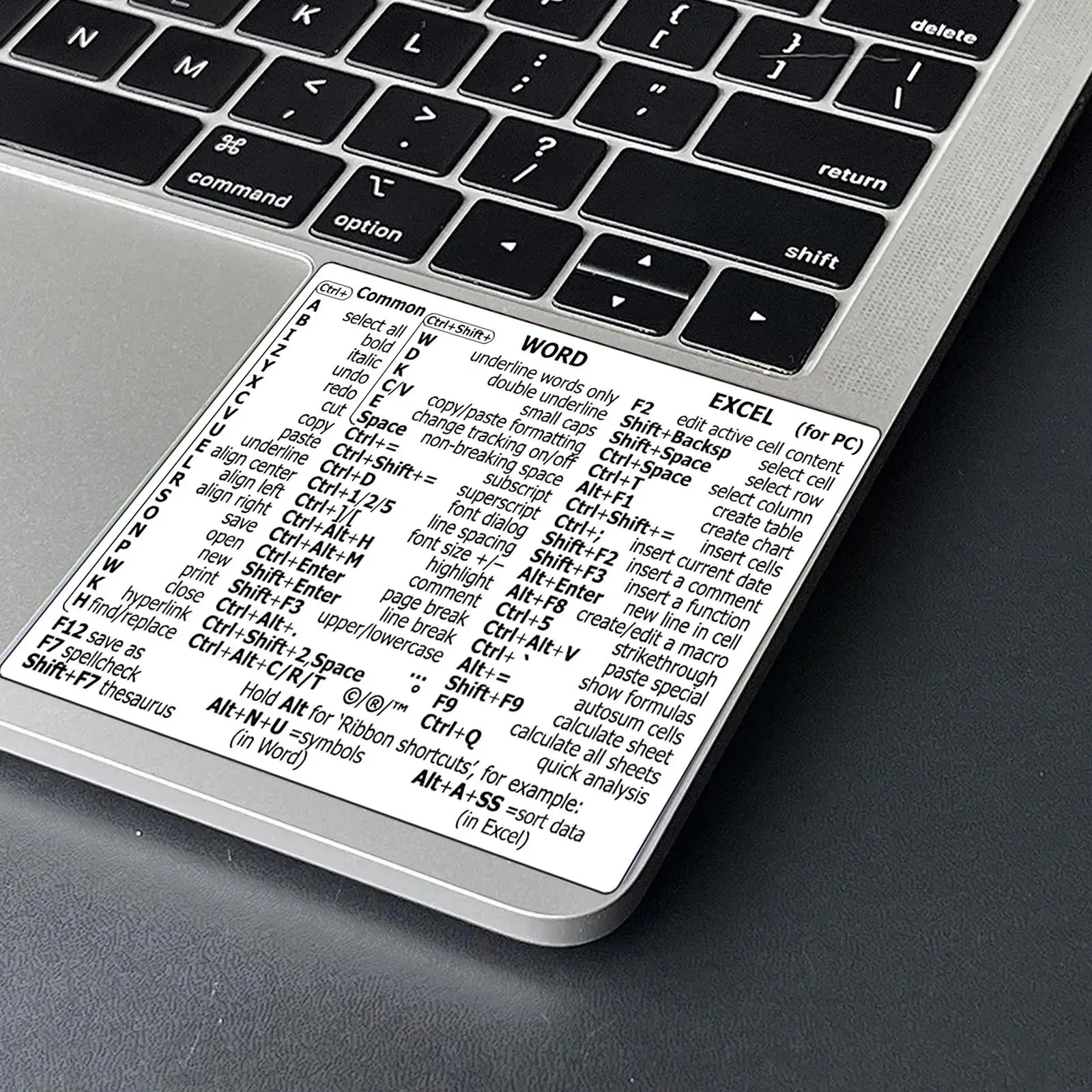 Shortcut Key Tips Waterproof Computer Sticker DIY Keyboard For Pad Laptop And Desktop Student Gift Decoration Sticker D1P1