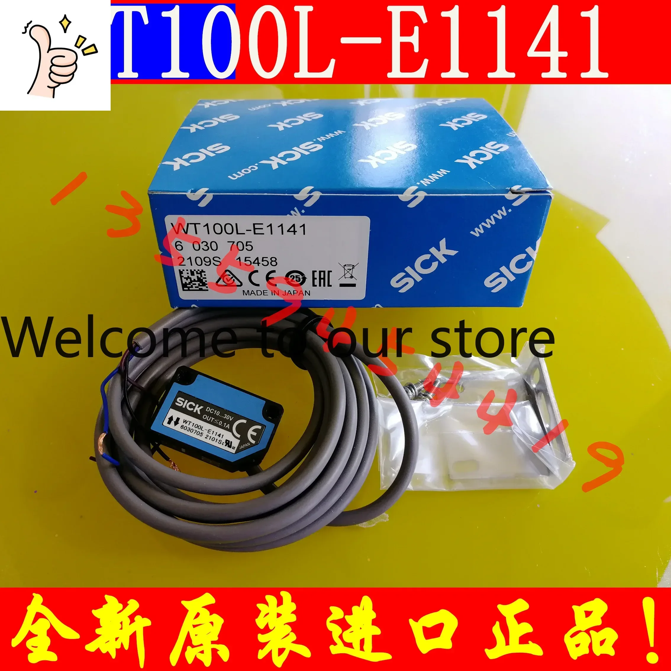 Sensor Fotoelétrico SICK 6030705 WT100L-E1141 2026.4 - Frete Grátis para Produtos Originais e Genuínos