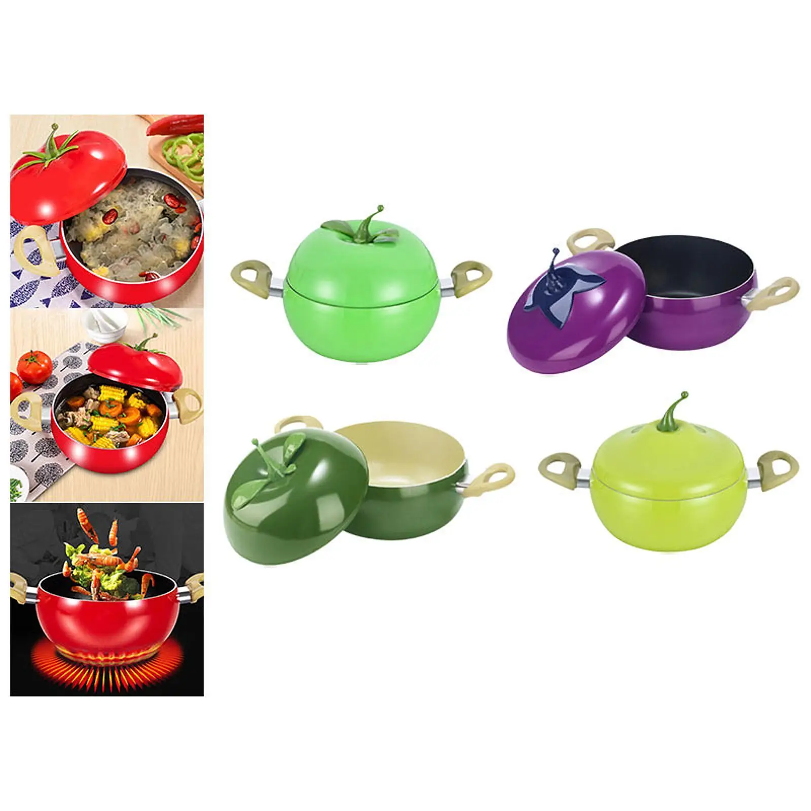 

Кастрюля для супа с антипригарным покрытием, легко чистящаяся с крышкой и ручками, кастрюля для макарон, банка для чая, крупы, молока, морепродуктов, лапши