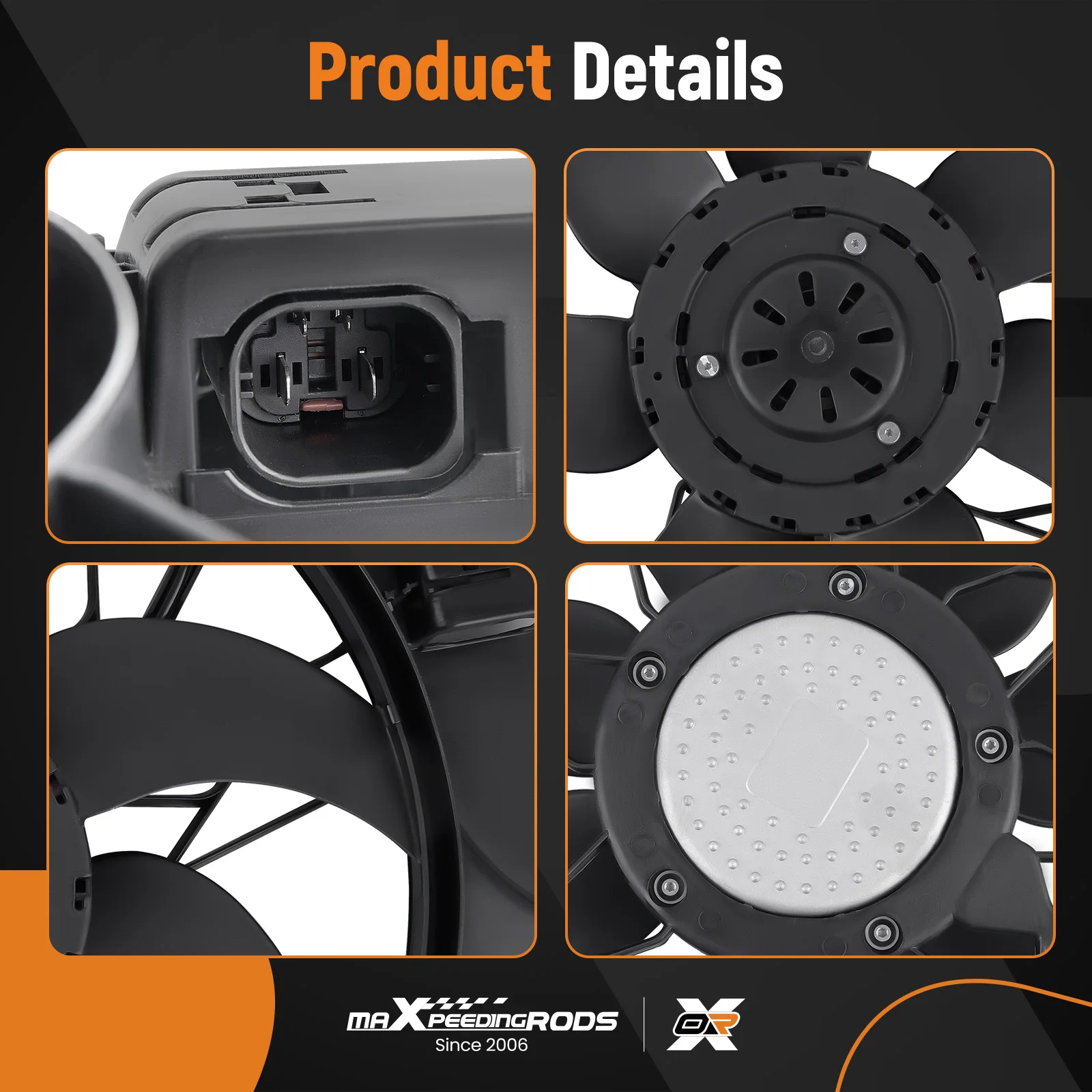 Conjunto de ventilador de refrigeração do radiador para Mercedes W221/S350/S450/S550/CL550 2215001193