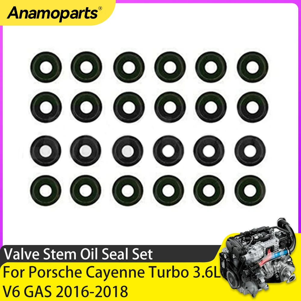 

Engine Valve Stem Oil Seal Set For Porsche Cayenne Turbo 3.6L V6 GAS 2016-2018