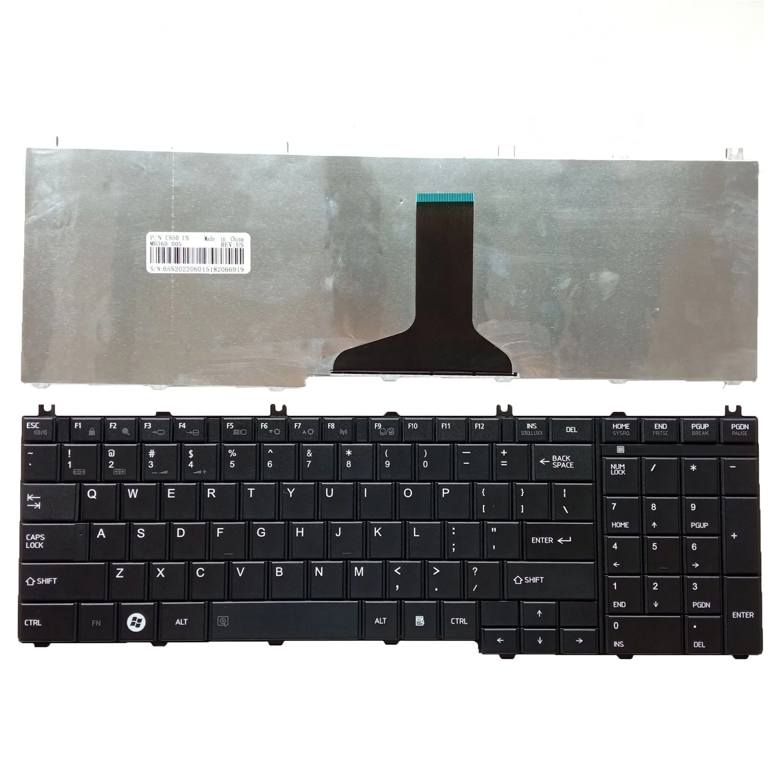 US UK for Toshiba C650 C655 C660 L650 L655 L670 Laptop Keyboard