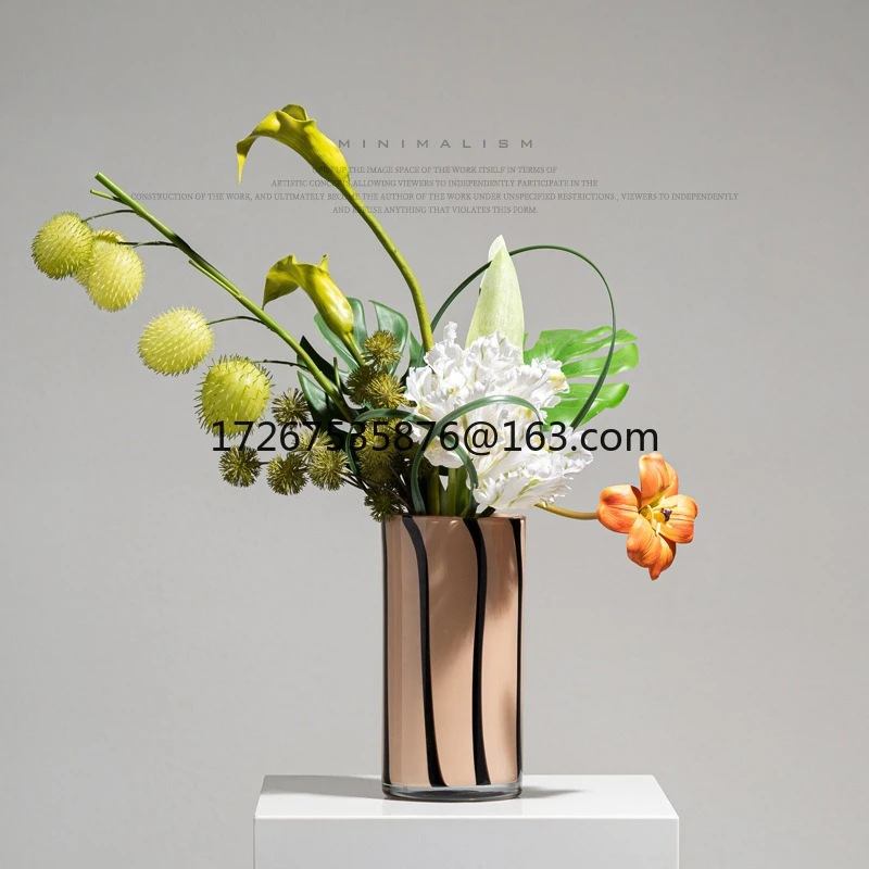 

Simple feel simulation flower art light luxury ornament high-end living room entrance coffee table hotel homestay