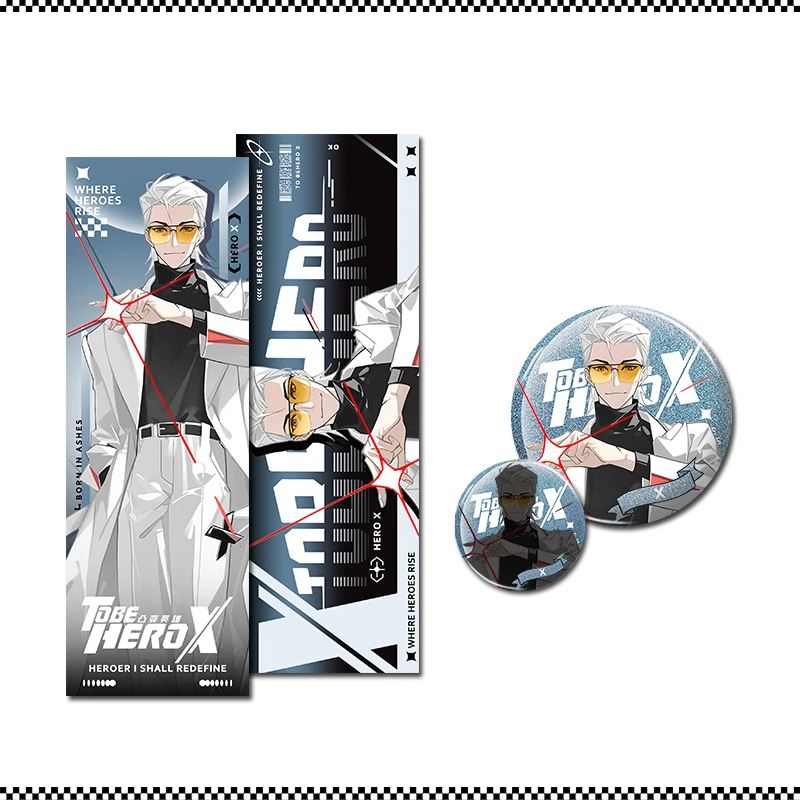 Genuine To Be Hero X What Are Hero Merch Pin Holographic Card Double-Sided Printing Character Pin Trading Card Enthusiasts Gifts view 6