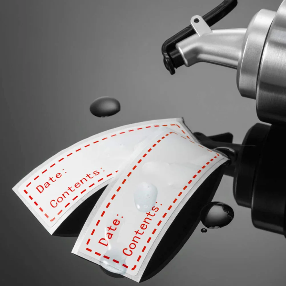 

1 Roll Food Storage Labels Date Fridge Reminder Label Stickers for Food Containers Date Content Label Stickers