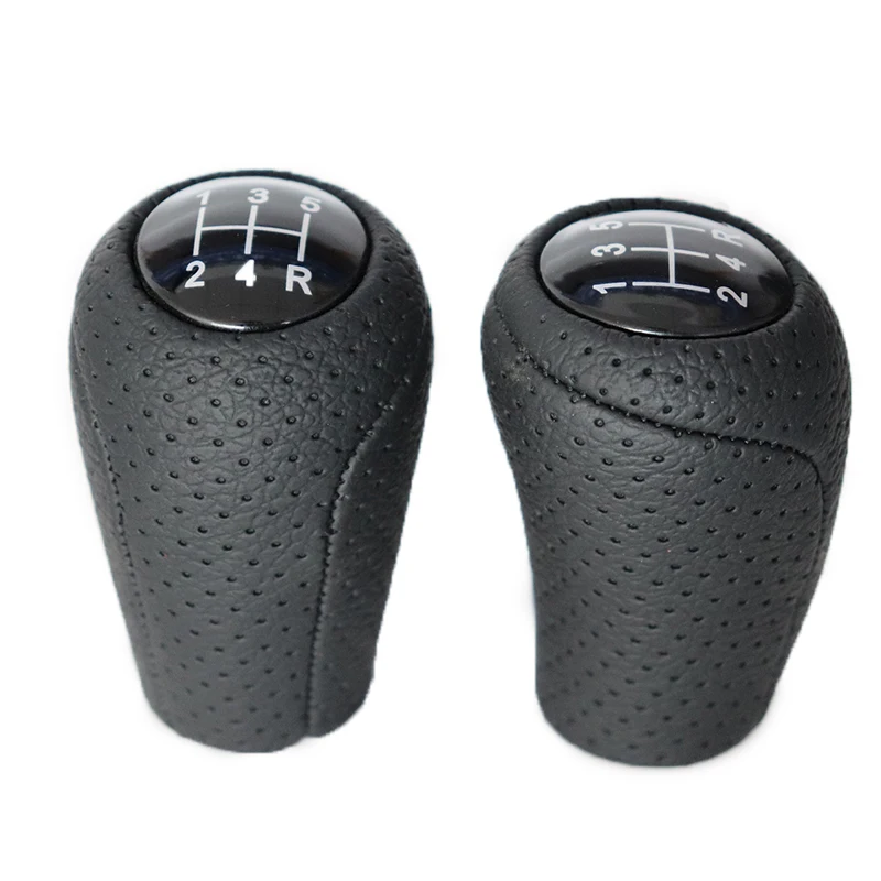 Wrapped Leather Type Punched Type 5/6-Speed Gear Shift Knob for MAZDA 3 BK BL 5 CR CW 6 II GH CX-7 ER MX-5 NC III 23 MT