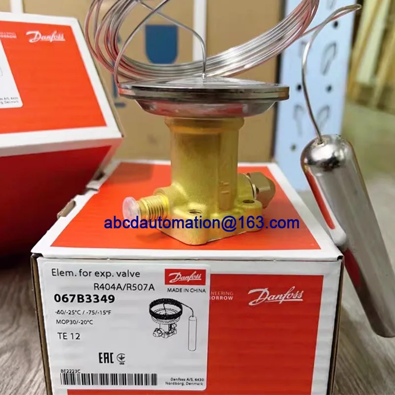 دانفوس صمام التمدد الحراري لمبة استشعار درجة الحرارة TE 12 067B3345 067B3346 067B3347 067B3348 067B3349 067B3350