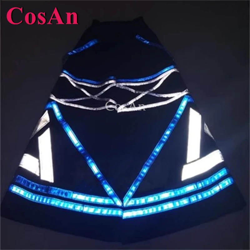 CosAn مثلث نمط شبح الرقص السراويل ملبورن خلط السراويل جرس قيعان مشرق تأثير عاكس بنطلون للجنسين جديد