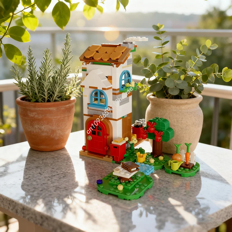 

337pcs MOC Isabelle S Apartment Animal Crossinged Model Building Toy Blocks Architecture DIY Festivals Gift Idea Education