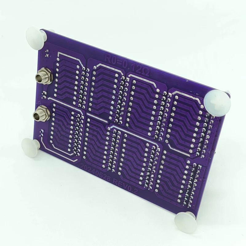 0.1Ω-9. 9999999 MΩ 0.1% 0.25W 25PPM Programmable Resistor Board ความต้านทานความอดทน 0.1% ความแม่นยําสูง 8-Segment