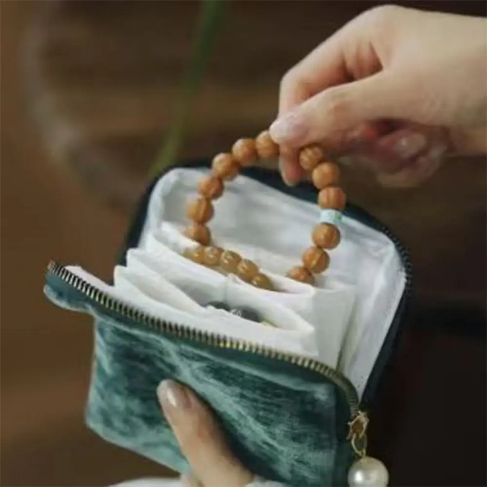 Large Capacity Jewelry Storage Bag Protective Pouch Multi-functional Jewelry Organizer Dust-proof Portable