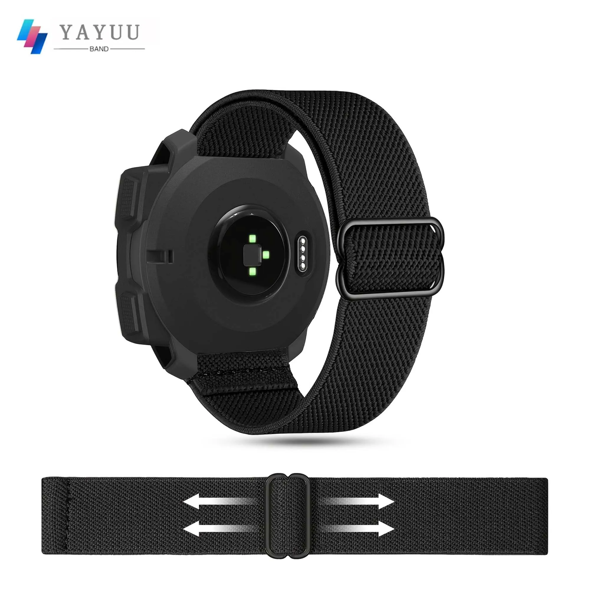 

Эластичные нейлоновые ремешки 22 мм для Garmin Instinct 2 Solar, мягкие эластичные ремешки для часов Garmin Instinct Tactical/Solar/Tide Esports