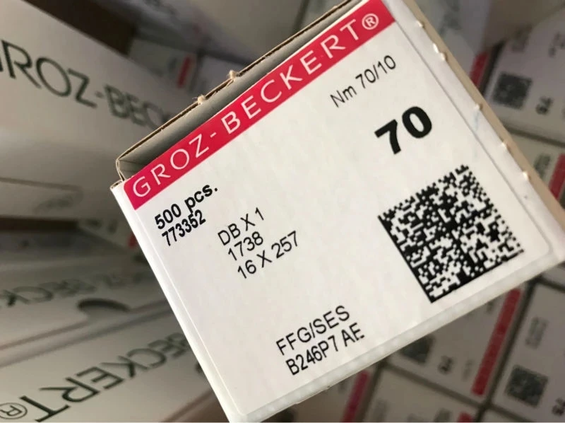 100PCS Groz Beckert DBX1 1738 16X257 Sewing Machine Needles Compatible with JUKI DDL,BROTHER DB2