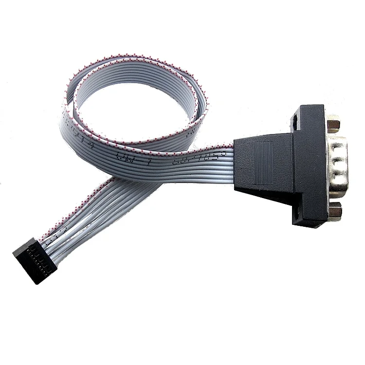 DB9 Serial cable COM RS232 male connector to DuPont  PH2.0MM 2.54MM baffle adapter