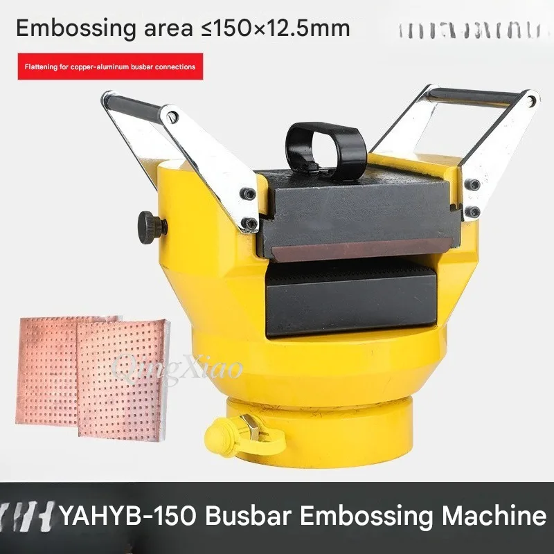 Industrial Split Type Hydraulic Busbar Embossing Machine For Copper Aluminum Busbar Pressing With Manual Electric Hydraulic Pump