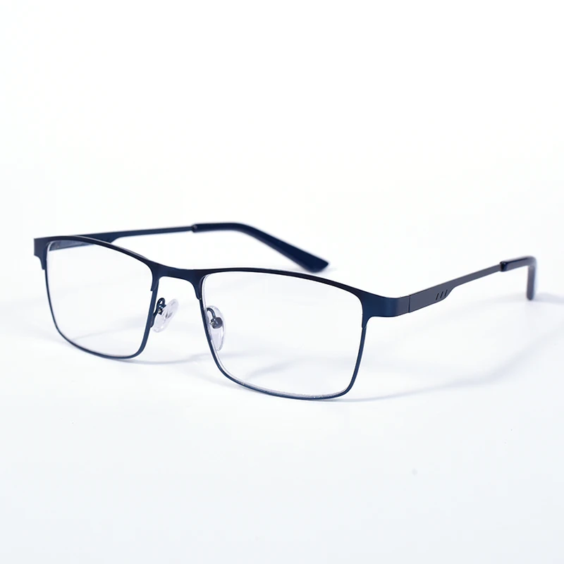 2025 NEUE Männer Blau licht blockieren Lesebrille für Männer Metall Vollformat Leser Lupe Presbyopie Objektiv Brillen + 75 + 100 + 125 – Detail 14
