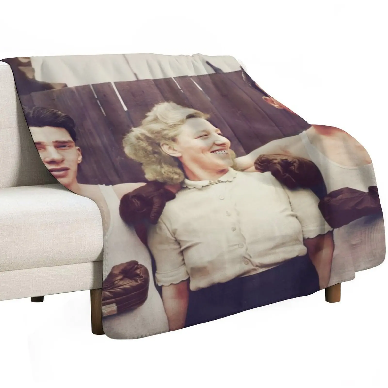 The Kray Twins in colour Throw Blanket Loose Soft Flannels christmas decoration sofa bed Beautifuls Blankets