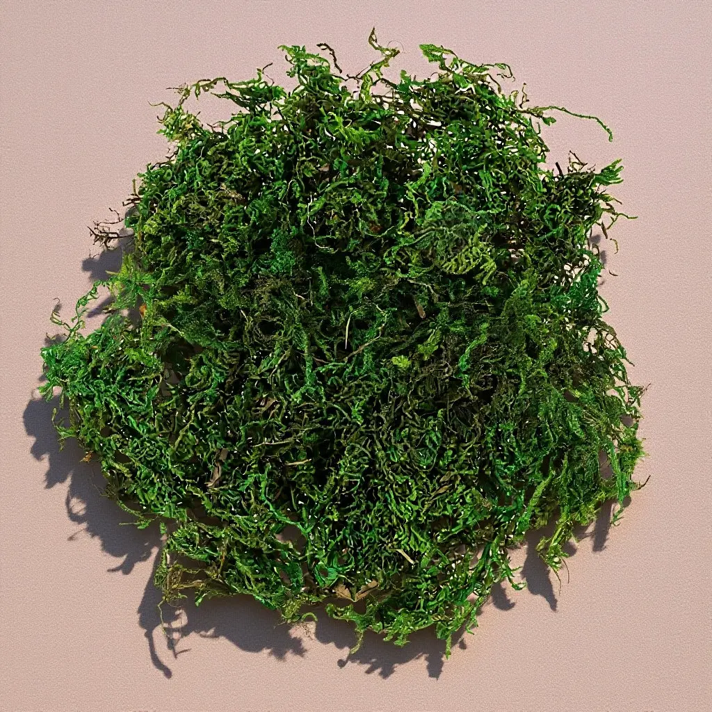 1 Packung Sanft Duftende Plastik-Trockenmoos-Dekoration für Terrarien Bonsai Topfpflanzen Blumenhandwerk Innen- und Außengarten-Dekoration