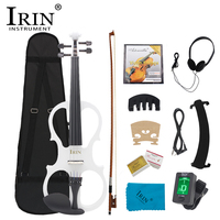 IRIN AU-03 4/4 Electric Violin Maple Panel Electric Violin Set with Case Accessories Professional Electric Violin for Practice
