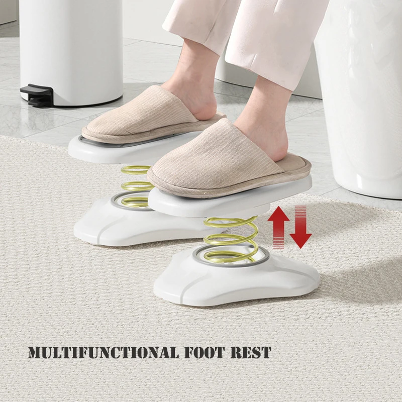 Multi-Functional Exercise Pedal Toilet Companion Footstool Office Footstool for Home Office