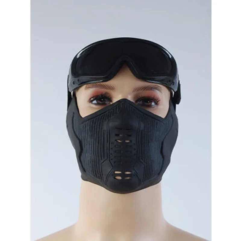 SN55Cosplay America 2 Maschera da soldato invernale James Buchanan Bucky Barnes Cosplay Maschera in lattice Costume di Halloween per adulto Carvina $ @ 1w